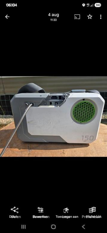 EFOY 150 stille generator beschikbaar voor biedingen