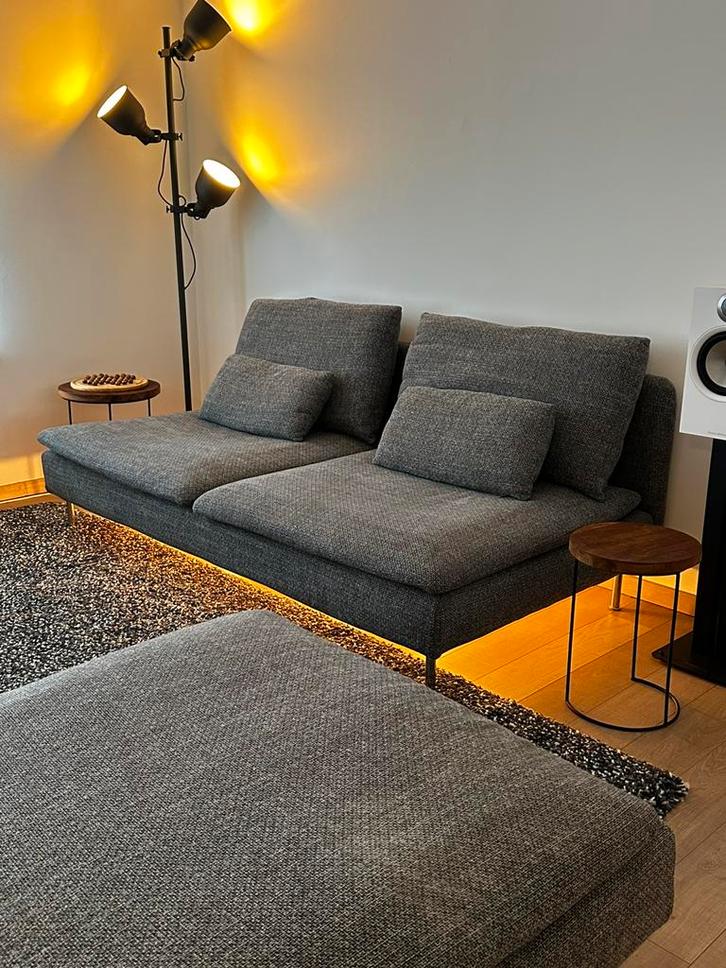 Soderhamn module 3 places (longeur 186cm)  + 1 (93x93cm), Huis en Inrichting, Zetels | Zetels en Chaises Longues, Zo goed als nieuw