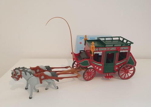 Playmobil 6429 Western postkoets, Kinderen en Baby's, Speelgoed | Playmobil, Zo goed als nieuw, Complete set, Ophalen