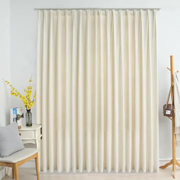 Gordijn verduisterend met haken 290x245 cm beschikbaar voor biedingen