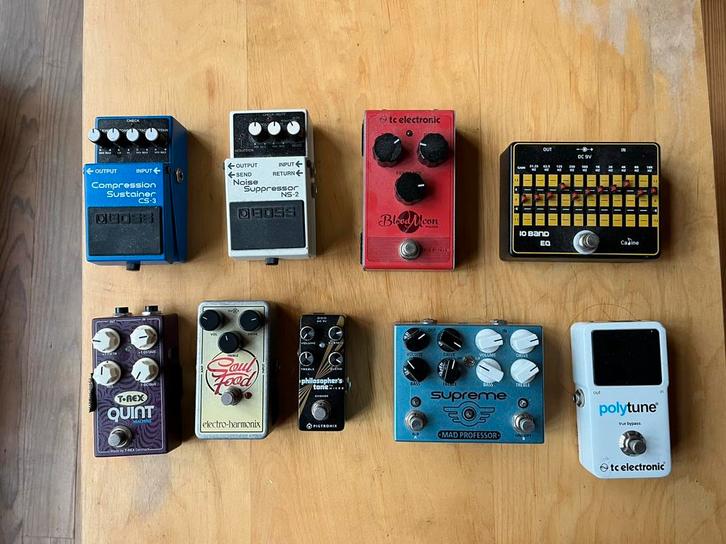 Gitaareffectpedalen Pedalboard, Muziek en Instrumenten, Effecten, Zo goed als nieuw, Ophalen