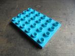 Lego Duplo Baseplate 4x6 (zie foto's) 3, Ophalen of Verzenden, Gebruikt, Losse stenen, Duplo