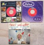 Lot van 3 HENRI SALVADOR singles (Rigolo/1964-65), Overige genres, Gebruikt, Ophalen of Verzenden, 7 inch