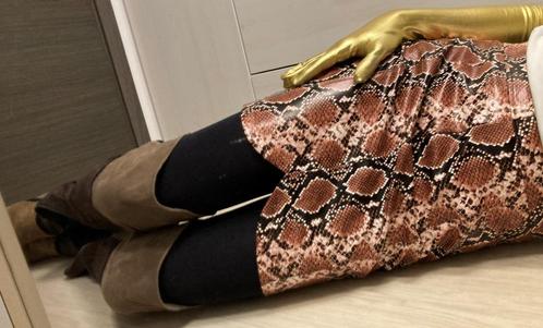 Mini jupe faux cuir imprimé serpent Miss Selfridge taille 36, Vêtements | Femmes, Jupes, Neuf, Taille 36 (S), Brun, Au-dessus du genou