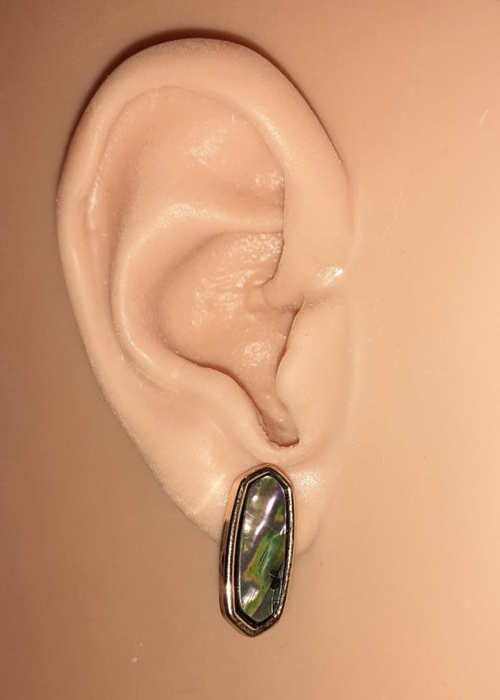 oorknopjes goud met mother of pearl vintage, Handtassen en Accessoires, Oorbellen, Nieuw, Knopjes of Stekers, Overige materialen