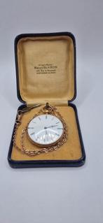 Prachtig 18k gouden zakhorloge, Handtassen en Accessoires, Horloges | Heren, Ophalen, Goud, Goud