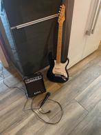 Guitare électrique avec ampli pour enfant (matériel non-prof, Enlèvement, Comme neuf, Guitare, Moins de 50 watts