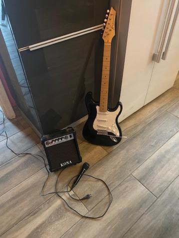 Guitare électrique avec ampli pour enfant (matériel non-prof