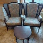 Duo fauteuil & tafel - Vintage, Enlèvement