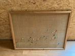 Houten prikbord, Huis en Inrichting, Woonaccessoires | Memoborden, Ophalen, Zo goed als nieuw, Prikbord