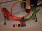 Hot Wheels Power Shift Raceway met 3 die-cast auto's, Ophalen, Zelf te bouwen, Racebaan, Gebruikt