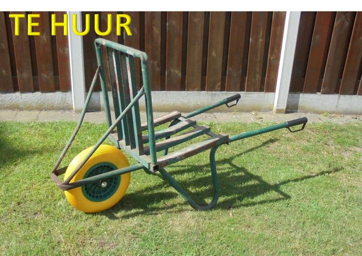 Steenkruiwagen – TE HUUR, Tuin en Terras, Kruiwagens, Handmatig, Ophalen