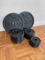 Set gietijzeren gewichten – ideaal voor thuisfitness, Sport en Fitness, Ophalen, Zo goed als nieuw, Halterschijven