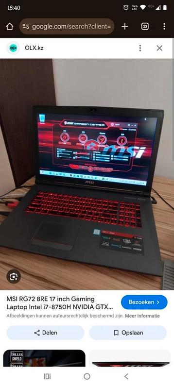 Gaming/CAD/fotobewerking - MSI GF72 8RE (MS-179E) in zgst

 beschikbaar voor biedingen