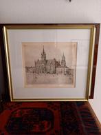 Prachtige ets gesigneerd, Antiek en Kunst, Kunst | Etsen en Gravures, Ophalen