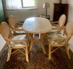 Tafel met stoelen, Huis en Inrichting, Complete eetkamers, 4 tot 6 stoelen, Zo goed als nieuw, Ophalen