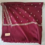 Indische wollen sjaal B.V.Jain, met borduursel, Kleding | Dames, Ophalen of Verzenden, Sjaal
