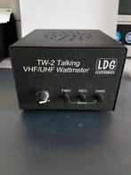 LDG TW-2 Talking VHF/UHF Wattmeter, Télécoms, Émetteurs & Récepteurs, Comme neuf, Enlèvement, Émetteur et Récepteur