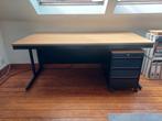 Mooie maar vooral degelijke bureau met ladenkast, Huis en Inrichting, Bureaus, Ophalen, Gebruikt, Bureau