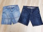 Lot van 2 jeans Shorts mt Large *Enrico Mori* Hele g.staat, W36 - W38 (confectie 52/54), Blauw, Enrico mori, Ophalen of Verzenden