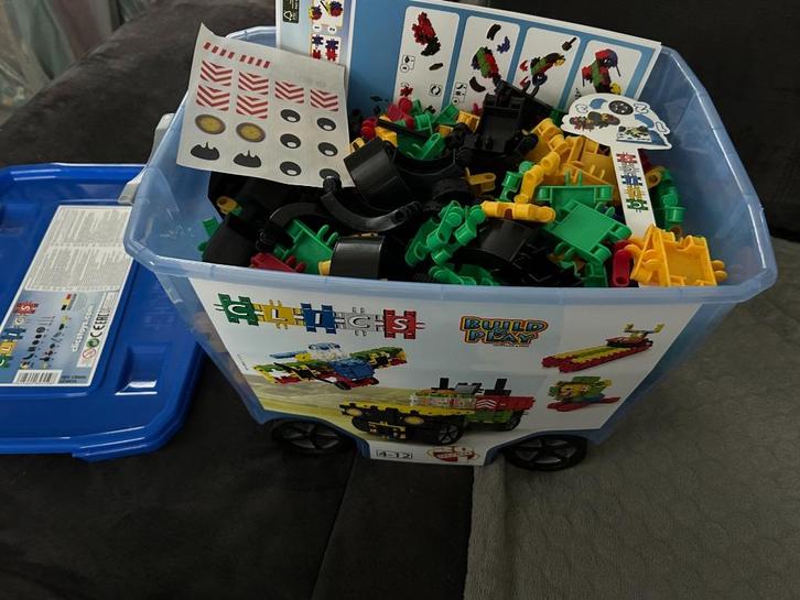 Clics Rolbox Bouwblokken - Bouwset - + 4 jaar, Kinderen en Baby's, Speelgoed | Bouwstenen, Zo goed als nieuw, Overige merken, Ophalen