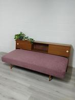 Vintage midcentury daybed | zetel | sofa retro, Ophalen, Zo goed als nieuw, Stof