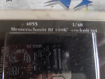 Modelbouw Messerchmitt Bf109K Cockpit set, Neuf, Enlèvement ou Envoi, Avion, Plus grand que 1:72