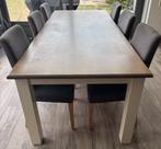 Stijlvolle Eettafel met 6 Comfortabele Stoelen, Huis en Inrichting, Tafels | Eettafels, Ophalen, Gebruikt, Overige materialen