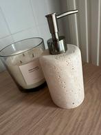 ZARA HOME zeepdispenser  travertin ,nieuw, Huis en Inrichting, Ophalen, Zo goed als nieuw, Beige
