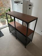 Kast hout en metaal, Ophalen, Zo goed als nieuw, Metaal