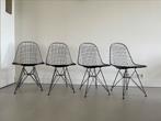 Vitra eames wire chairs all black dkr, Ophalen of Verzenden, Zo goed als nieuw