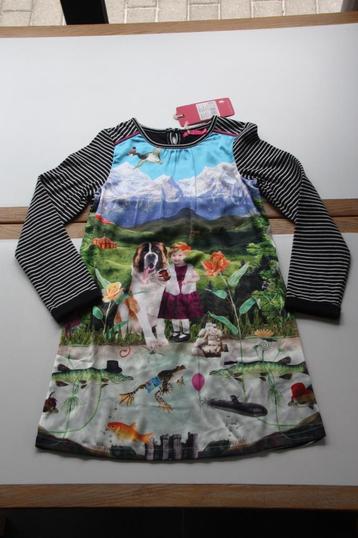 Cakewalk jurk met bergenprint hondje 7-8 jaar nieuw, Neuf, Robe ou Jupe, Enlèvement ou Envoi, Cake Walk