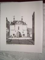 Tekening van Gevangenpoort in Lier Periode 1900 - 1944, Antiek en Kunst, Ophalen of Verzenden