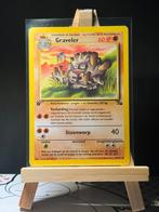 Graveler 37/62 Fossil 1ste editie (NL), Hobby en Vrije tijd, Verzamelkaartspellen | Pokémon, Ophalen, Zo goed als nieuw, Losse kaart