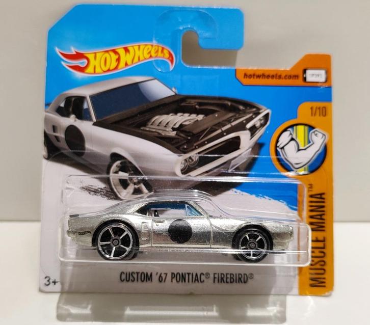 Hot Wheels Custom '67 Pontiac Firebird Zamac (2017), Hobby en Vrije tijd, Modelauto's | Overige schalen, Ophalen of Verzenden