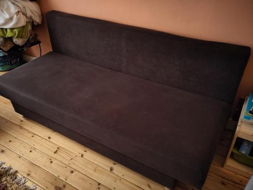 Canapé-lit convertible violet foncé en lit double, Maison & Meubles, Chambre à coucher | Canapés-lits, Utilisé, Enlèvement