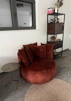 Passe Partout Pastille lounge fauteuil velvet taupe, 100 tot 125 cm, Minder dan 150 cm, Ophalen of Verzenden, Zo goed als nieuw