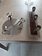 2 plafondlampen als nieuw ook apart te koop,met lampen, Ophalen of Verzenden, Zo goed als nieuw