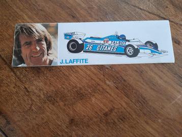 autocollant rétro vintage J.Lafitte Talbot gitanes matra lig, Enlèvement ou Envoi