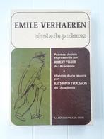 Choix de Poèmes - Emile Verhaeren, Livres, Poèmes & Poésie, Emile Verhaeren, Utilisé, Enlèvement ou Envoi