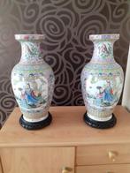 2 identieke chinese vazen te koop, Antiquités & Art, Antiquités | Vases, Enlèvement