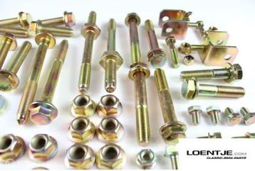 Complete boutenset BMW e36 achteras geel verzinkt nieuw beschikbaar voor biedingen