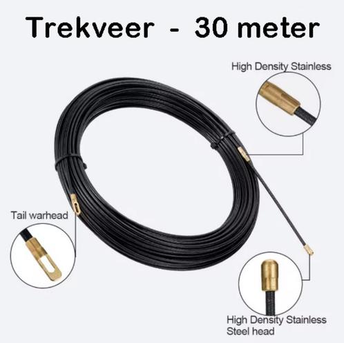 Trekveer 30meter Kabeltrekker Veerband, Doe-het-zelf en Bouw, Elektriciteit en Kabels, Nieuw, Ophalen of Verzenden