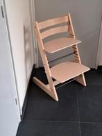 Stokke Tripp Trapp kinderstoel NIEUW MODEL in whitewash, Ophalen, Gebruikt, Meegroeistoel, Aanschuifbaar