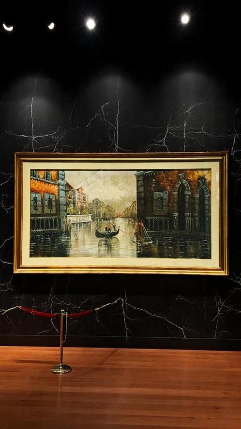 Venetiaans stadsgezicht - A. Devity – Olieverf op doek 1960, Antiek en Kunst, Kunst | Schilderijen | Klassiek, Ophalen