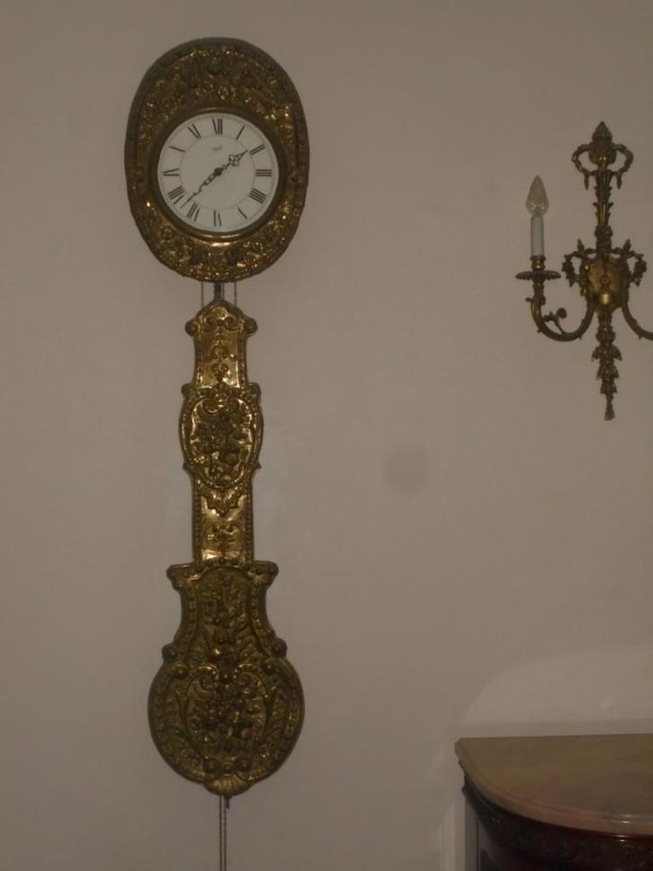 Comtoise klok, een slingerklok, wandklok, Antiek en Kunst, Antiek | Klokken, Ophalen of Verzenden