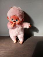 Vintage roze Monchichi., Ophalen of Verzenden, Gebruikt