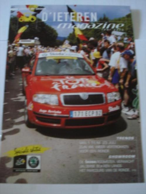 Skoda D'Ieteren magazine Tour de France 2006, Livres, Autos | Brochures & Magazines, Comme neuf, Volkswagen, Envoi