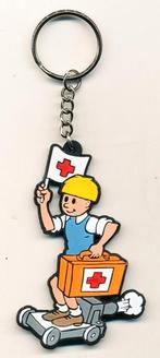 (s8) Jommeke, plastic sleutelhanger, Verzamelen, Ophalen of Verzenden, Gebruikt