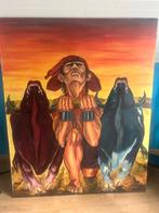 Op doek geschilderd, Antiek en Kunst, Kunst | Schilderijen | Modern, Ophalen of Verzenden